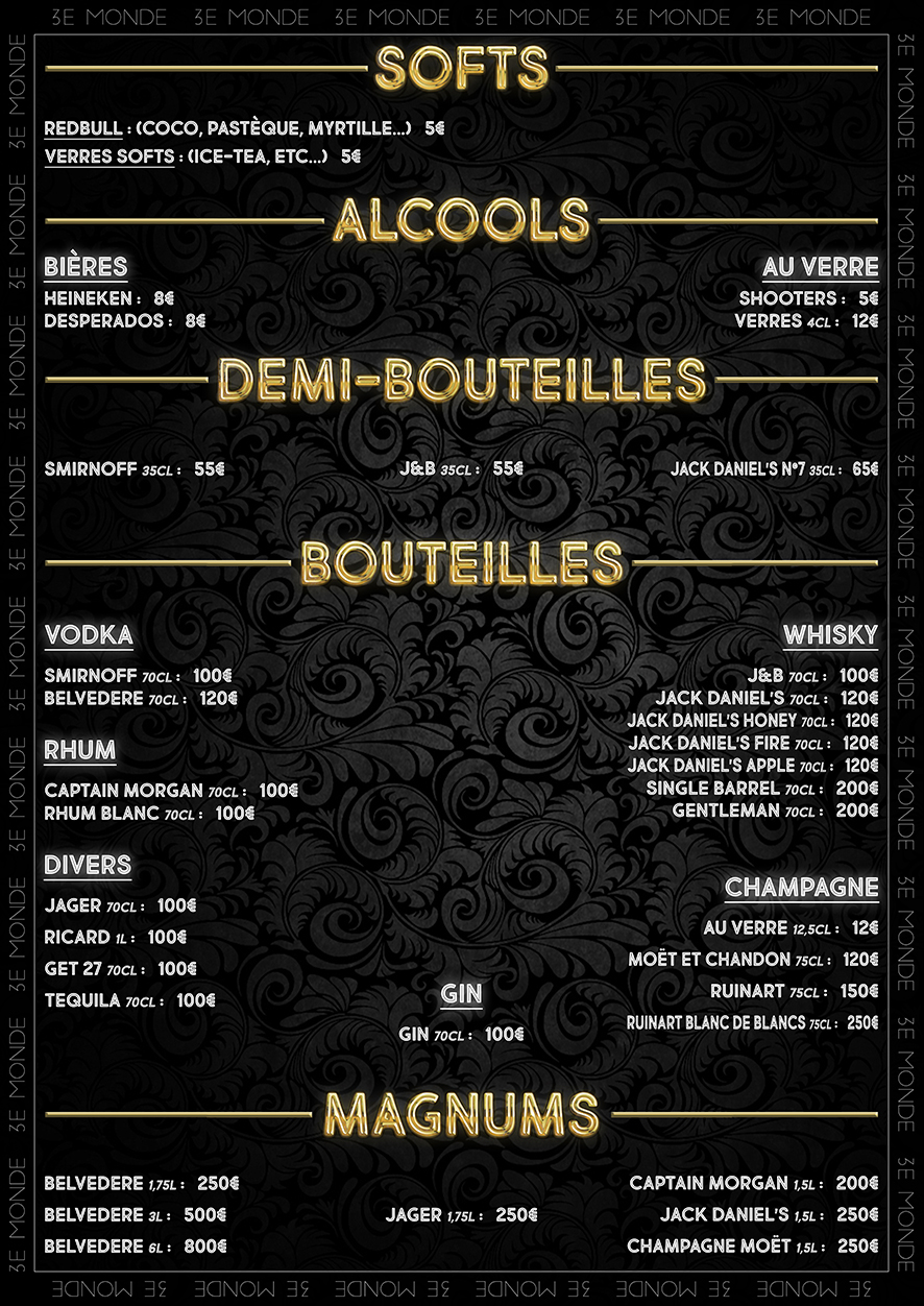 Info Tarifaire